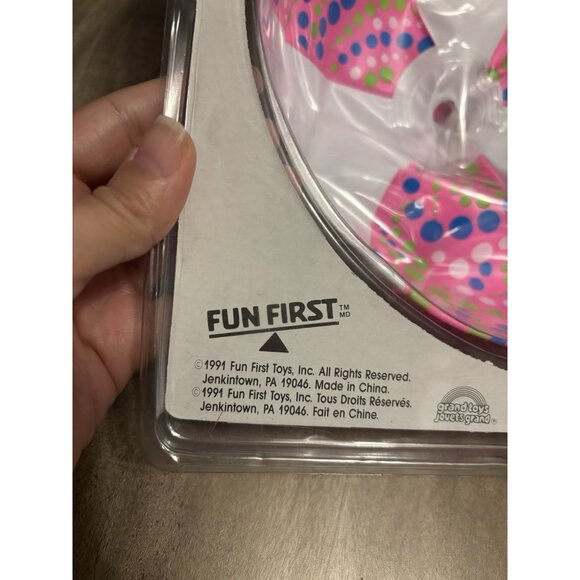 Vintage 1991 Inflatable Wobbly Ball Grand Toys Fun First - Picture 4 of 10